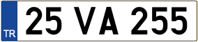 Truck License Plate